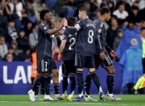 Vini Jr. lidera el triunfo del Real Madrid en Cornellà